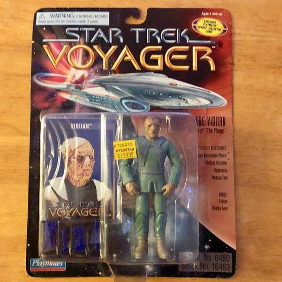 Unopened - 1995 Star Trek Voyager Vidiian Action Figure - Accessories Playmates - Picture 1 of 3